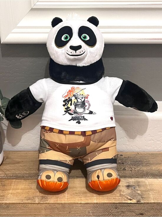 Build-A-Bear Other - Build-A-Bear Kung Fu Panda 4 Po Talking Plush with Outfit Set